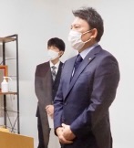 入社式画像