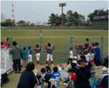 はじめてのプロ野球観戦～アプリキッズ桑名野田～